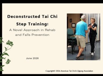 Deconstructed Tai Chi Step Training: A Novel Approach in Rehab and Falls Prevention